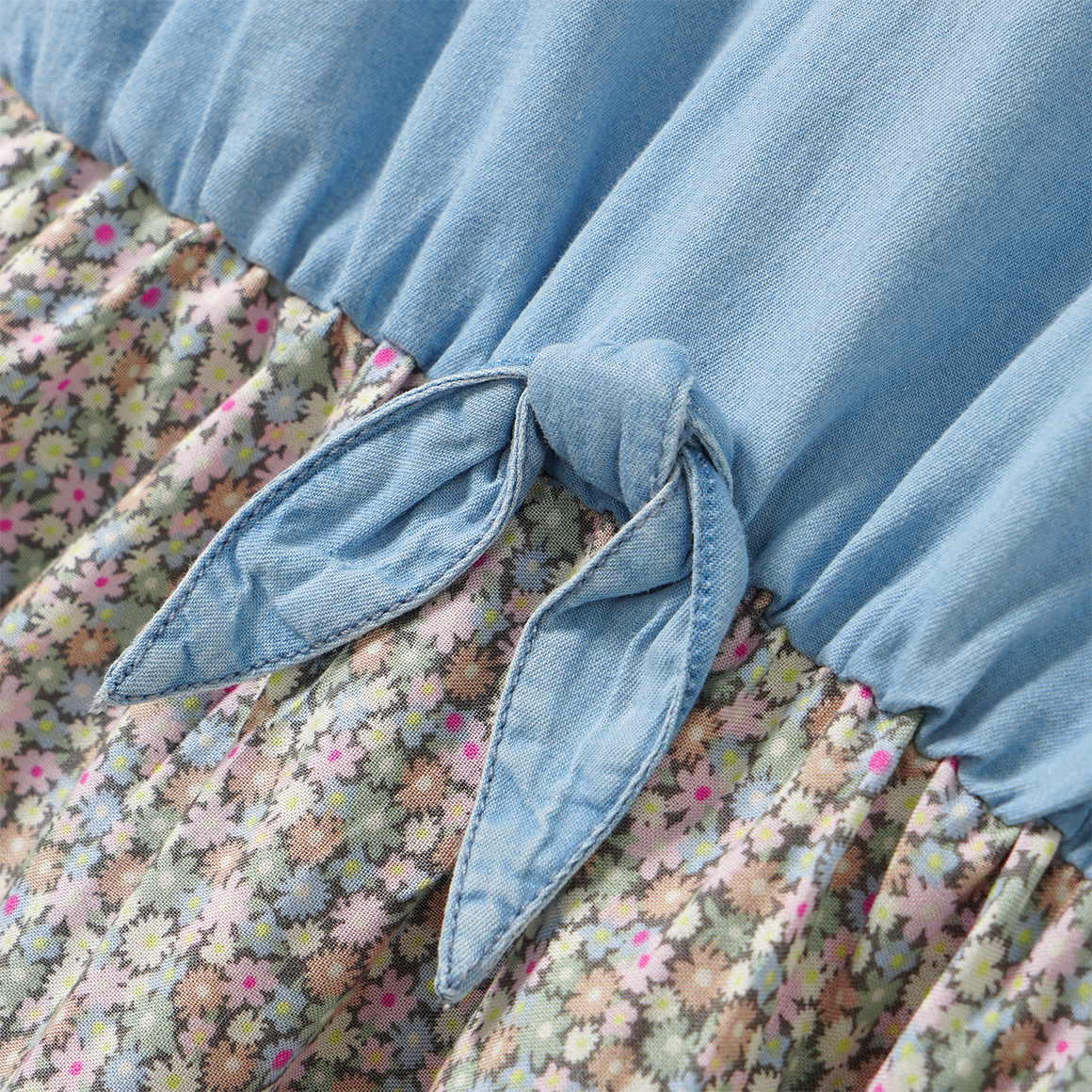 Mädchen Kleid mit Blümchen-Print