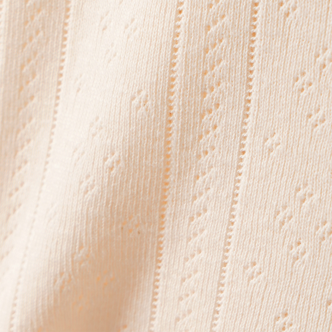 Mädchen T-Shirt mit Ajour-Muster