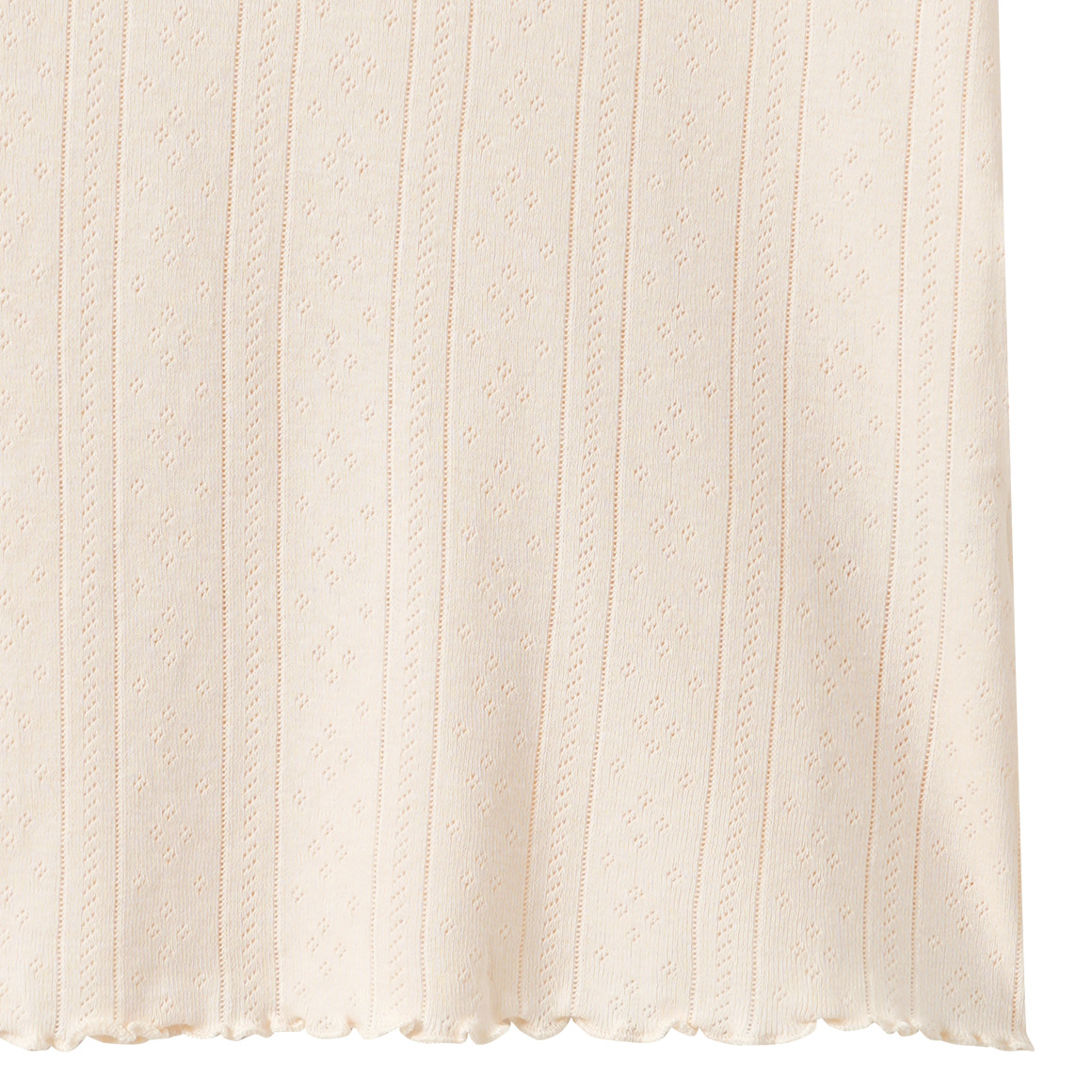 Mädchen T-Shirt mit Ajour-Muster