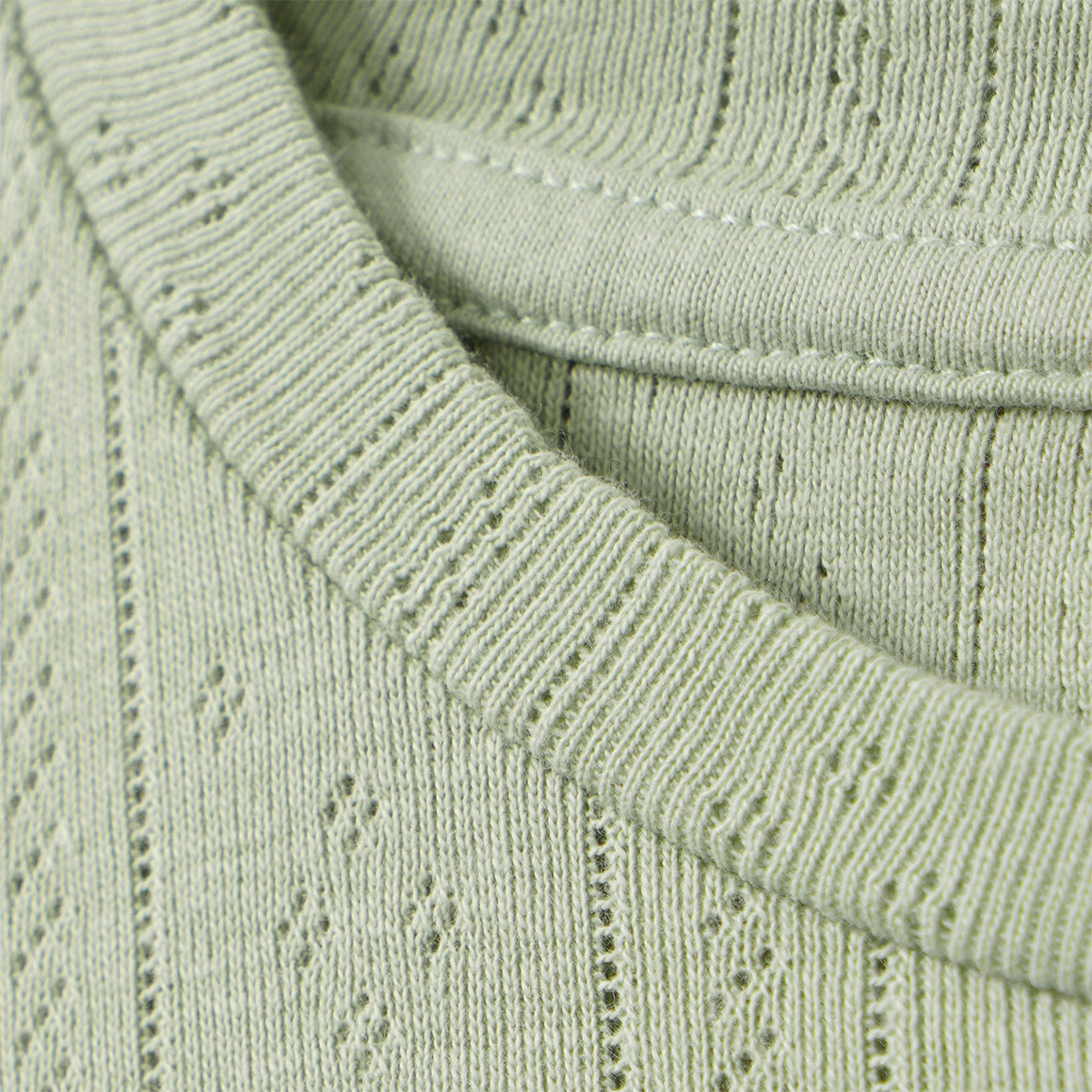 Mädchen T-Shirt mit Ajour-Muster