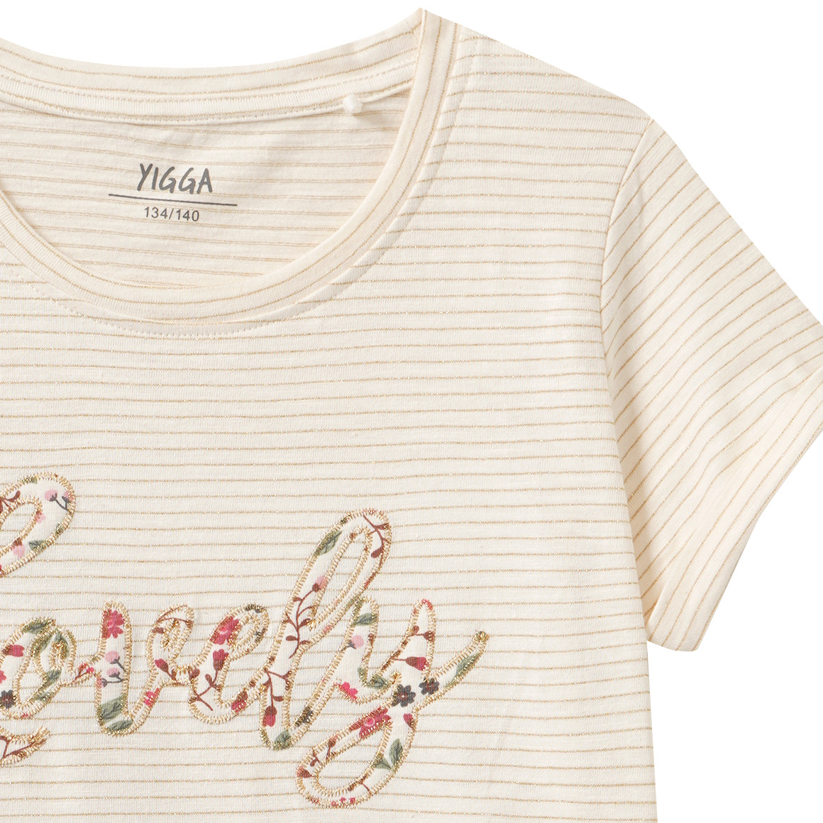 Meisjes T-shirt met strepen