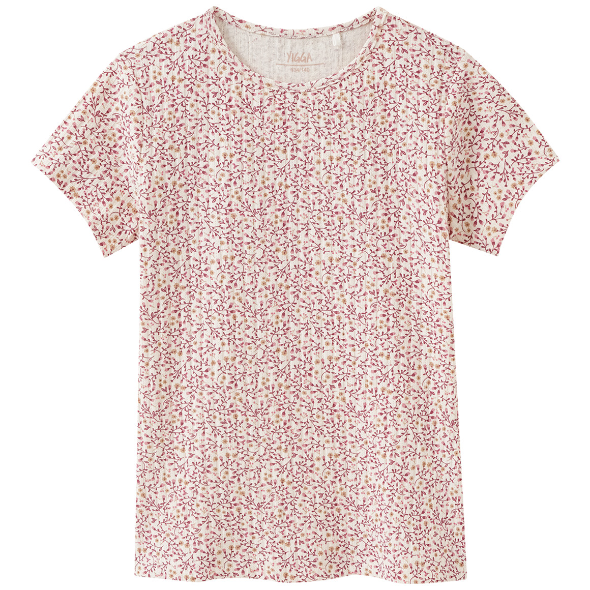 Mädchen T-Shirt mit floralem Allover-Motiv