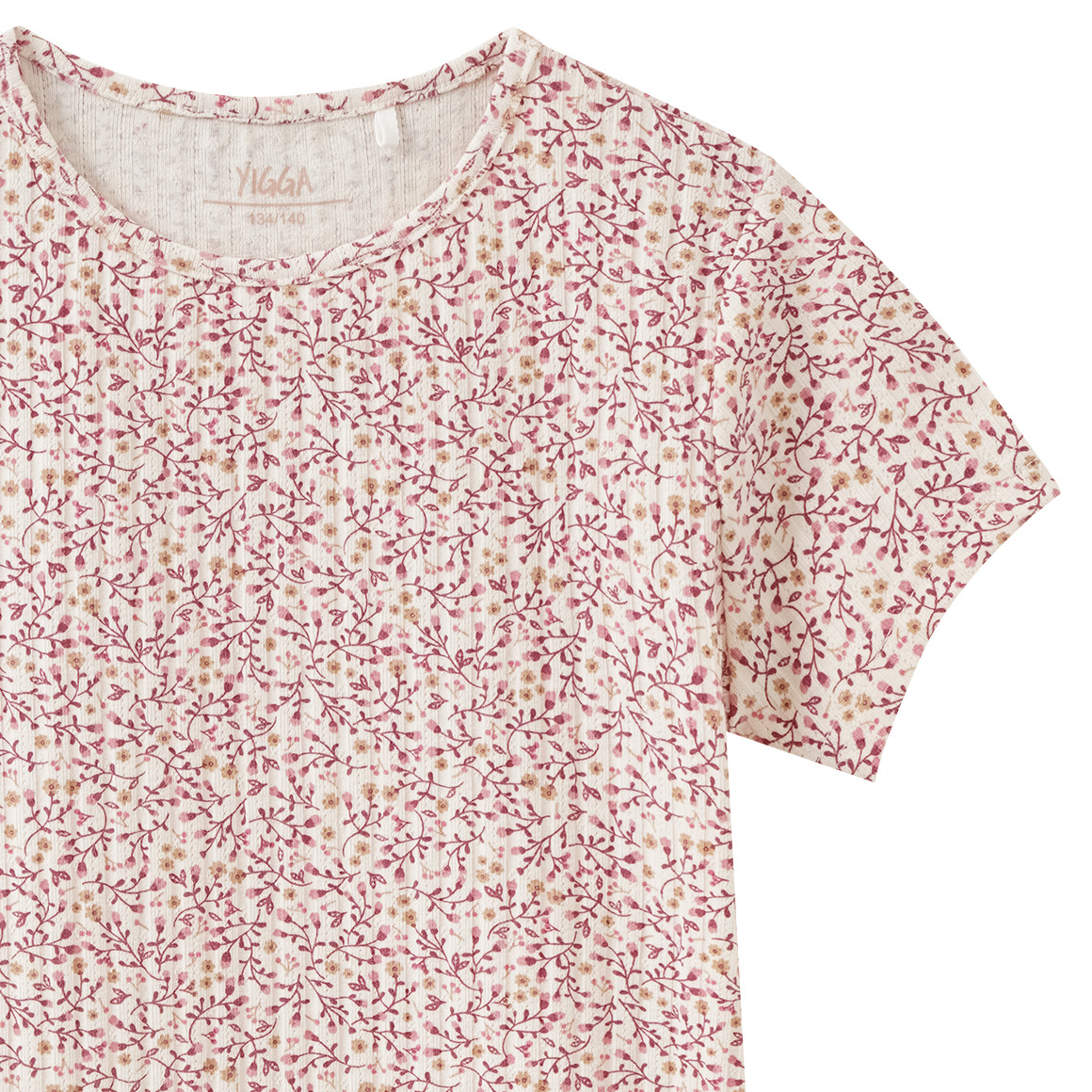 Mädchen T-Shirt mit floralem Allover-Motiv