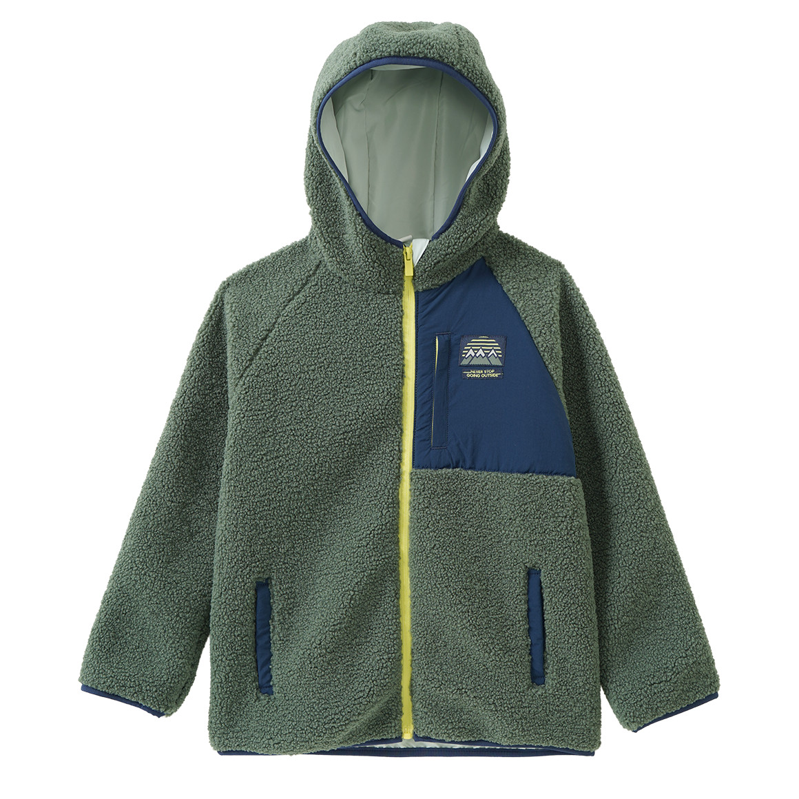 Jungen Teddyjacke mit Kapuze