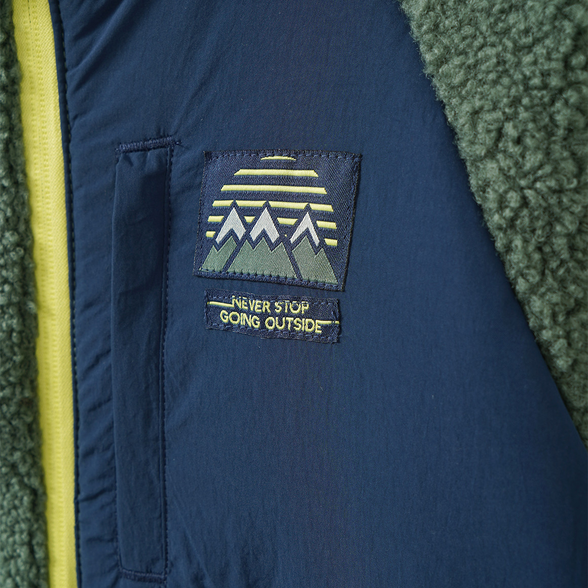 Jungen Teddyjacke mit Kapuze