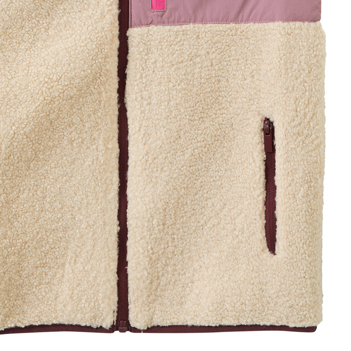 Mädchen Teddyweste mit Taschen