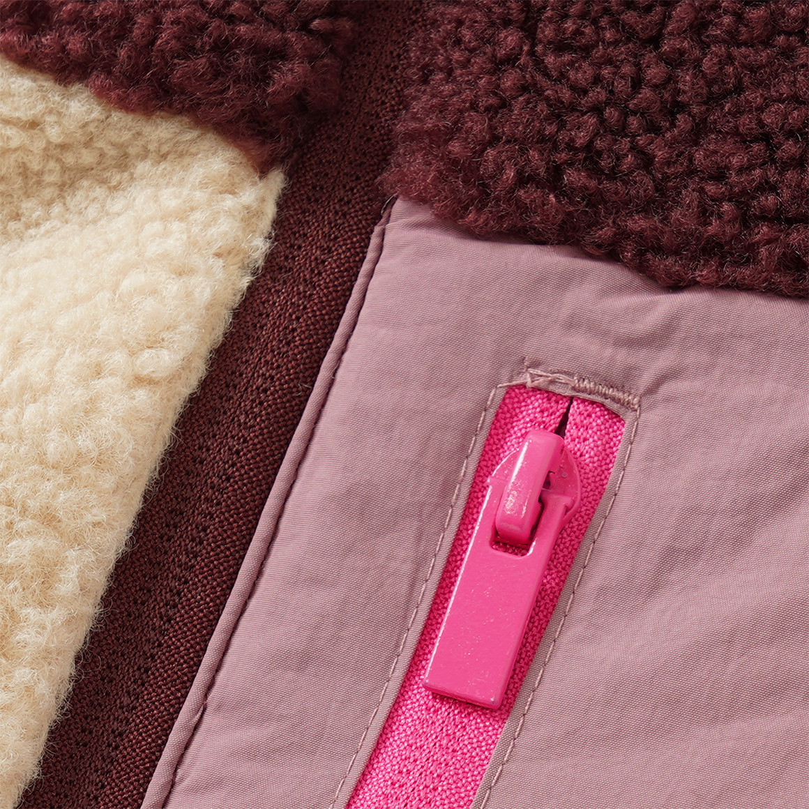 Mädchen Teddyweste mit Taschen