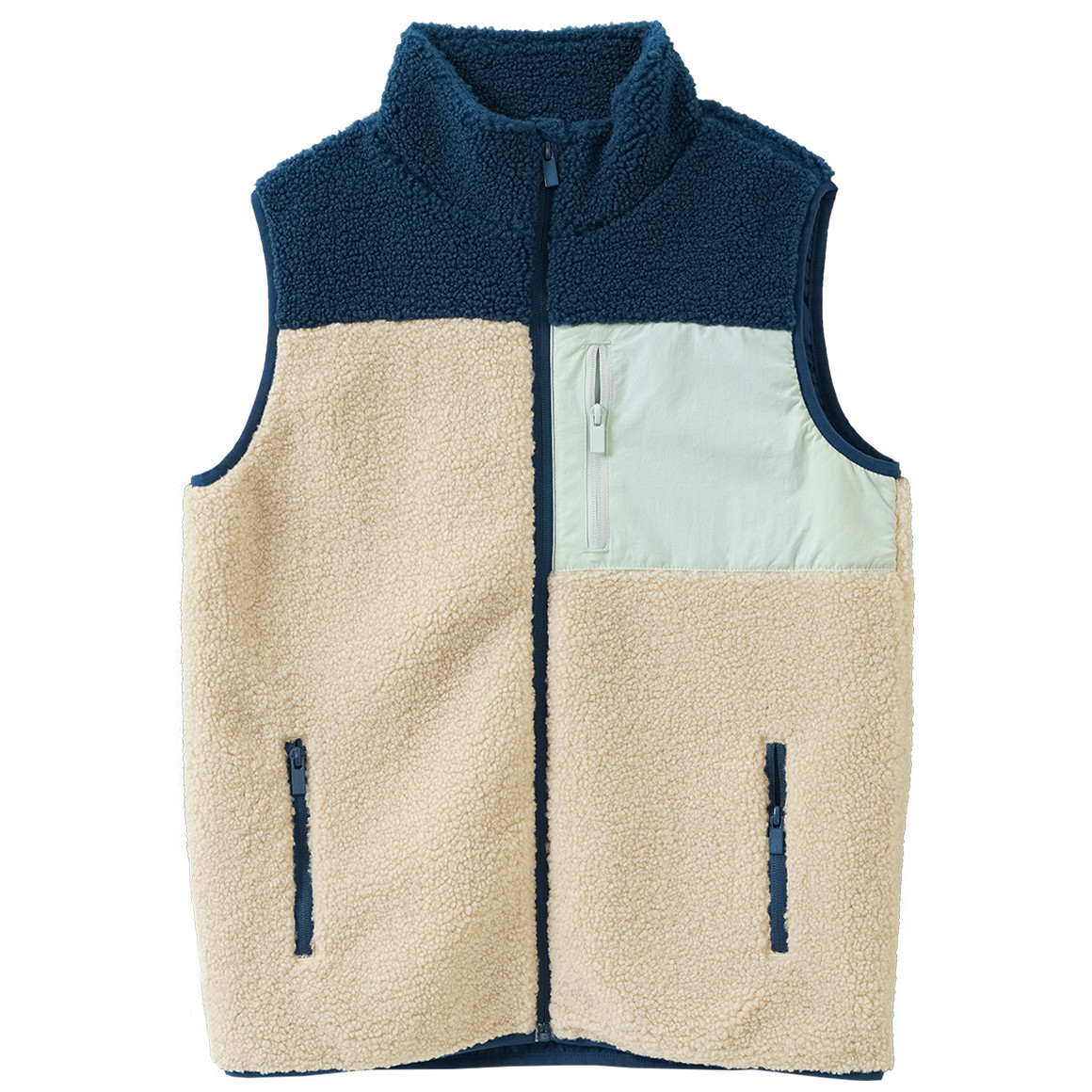 Jungen Teddyweste mit Taschen