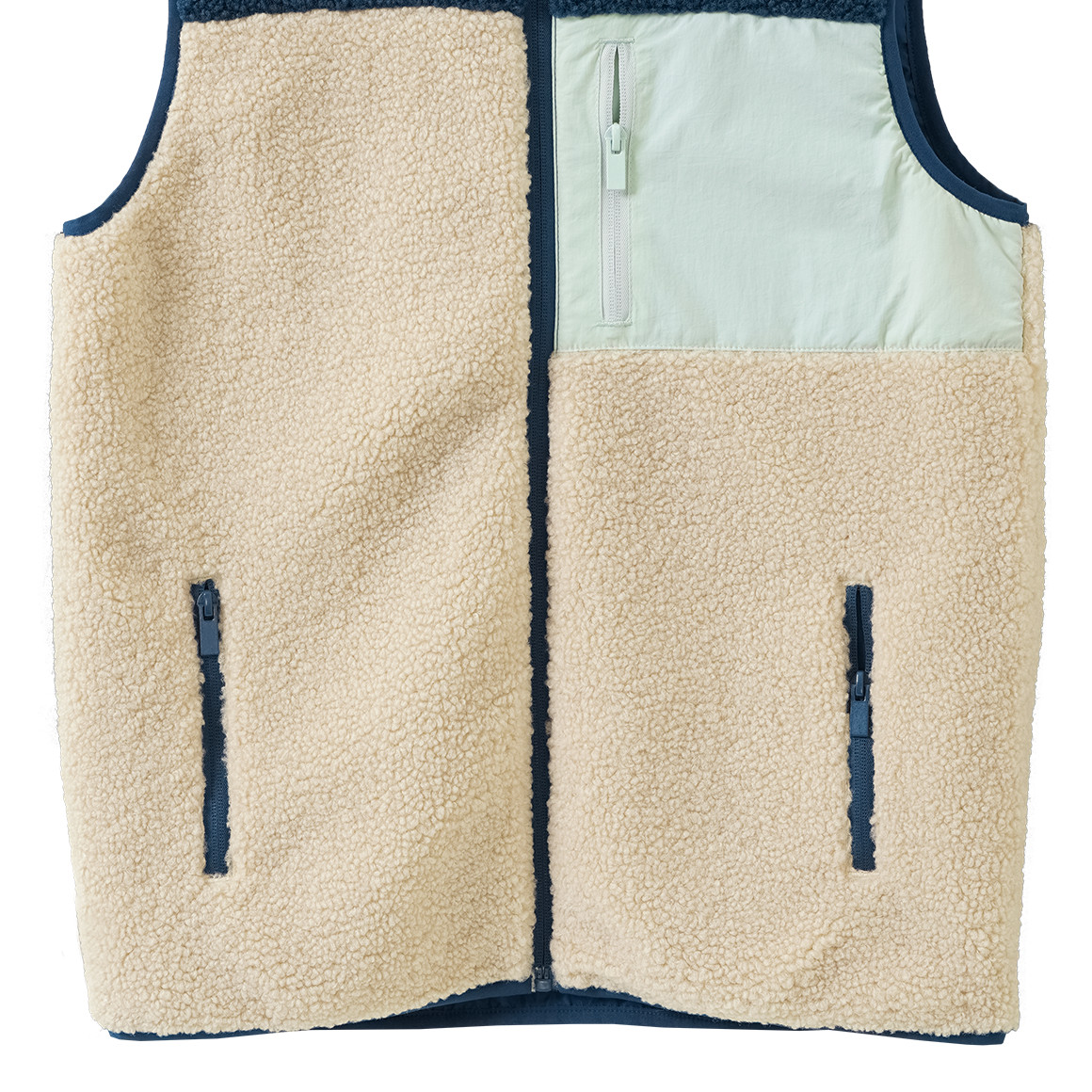 Jungen Teddyweste mit Taschen