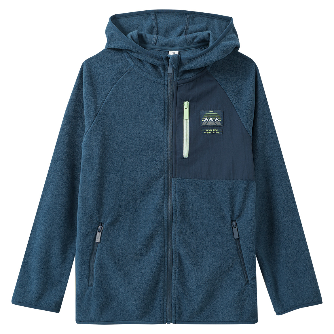 Kinder Fleecejacke mit drei Taschen