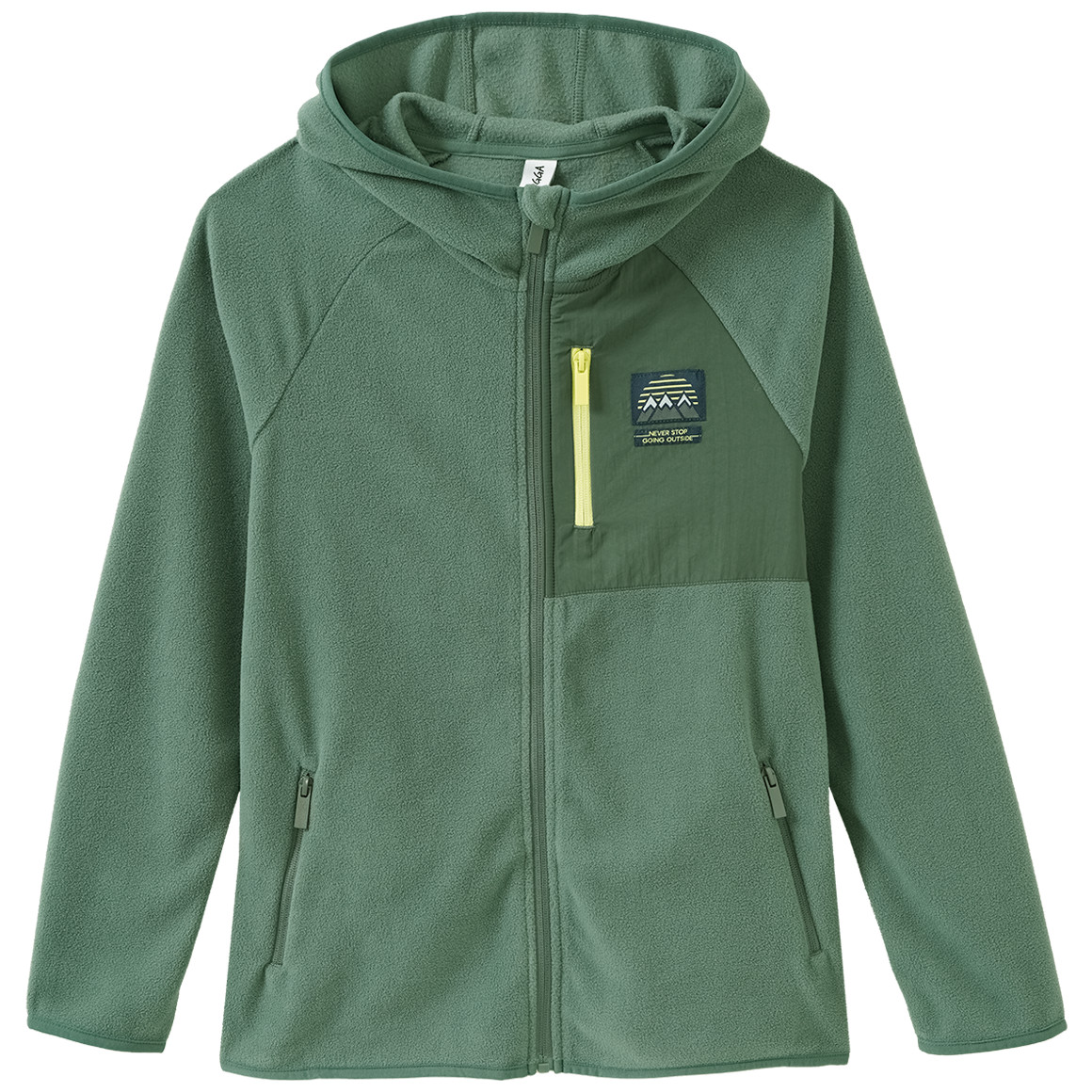 Kinder Fleecejacke mit drei Taschen