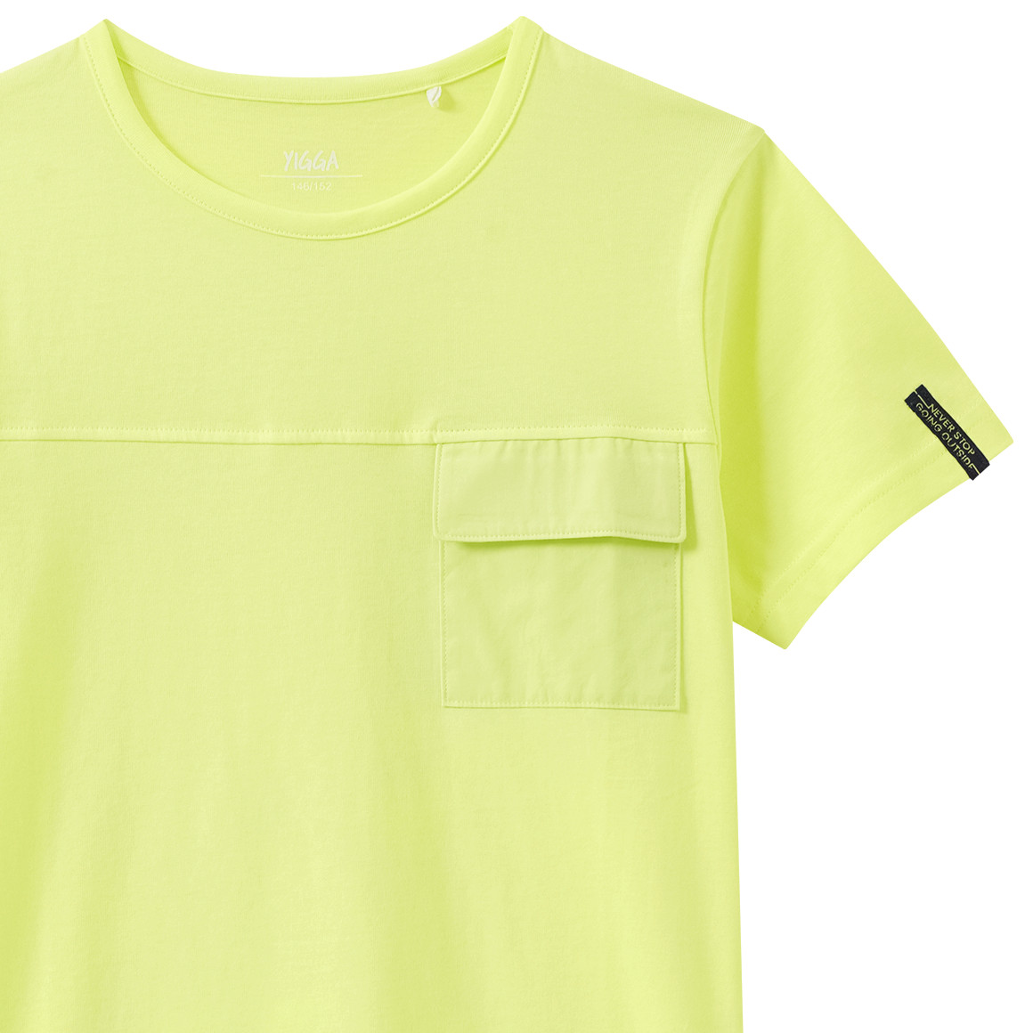 T-shirt met borstzak voor kinderen