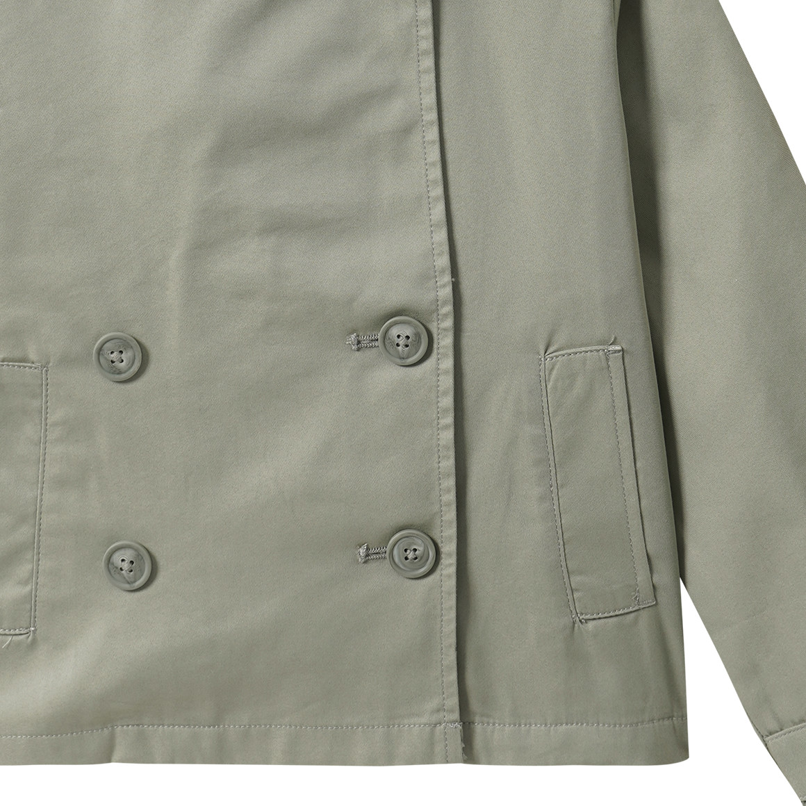 Mädchen Trenchcoat mit doppelter Knopfreihe