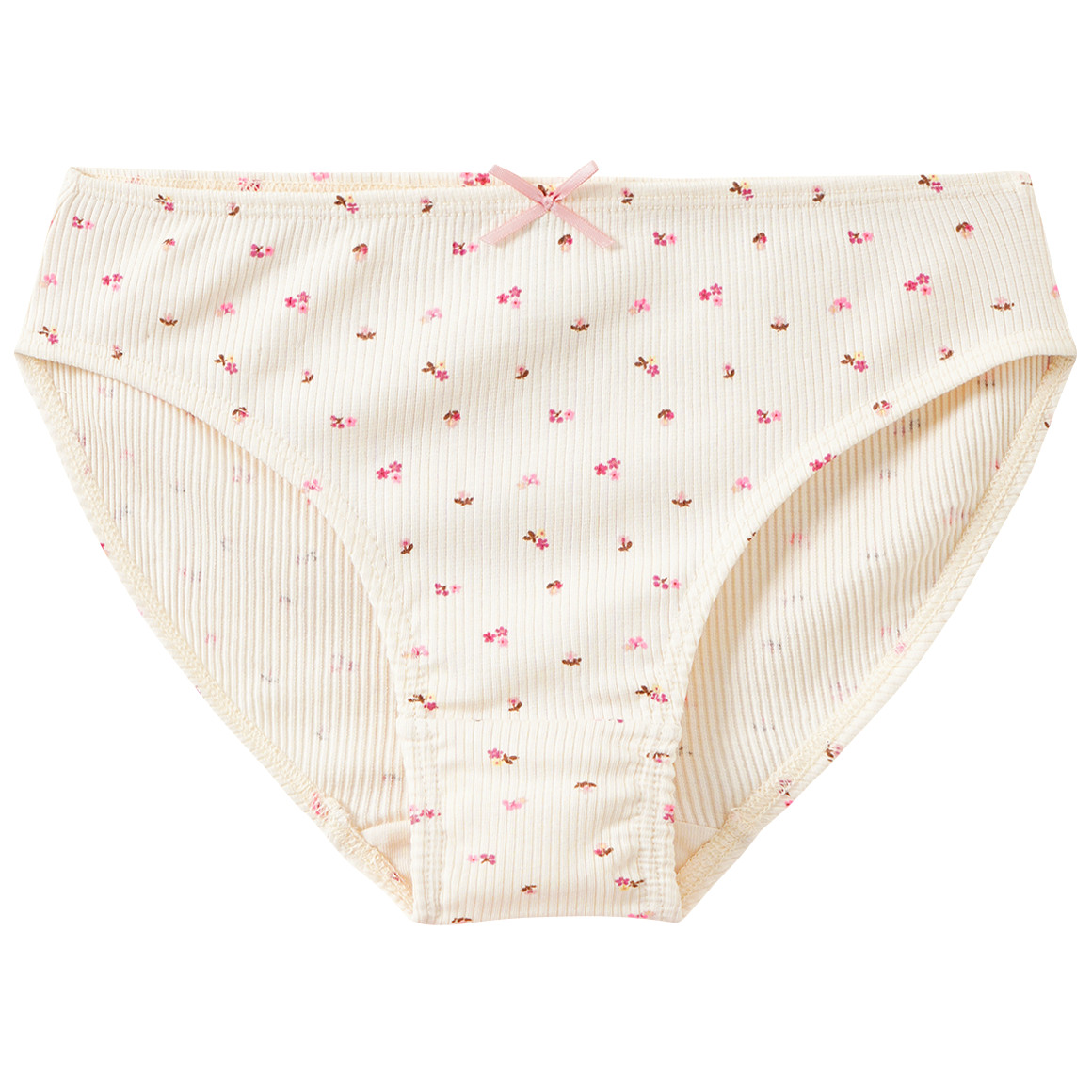 3 meisjesslips met ribstructuur