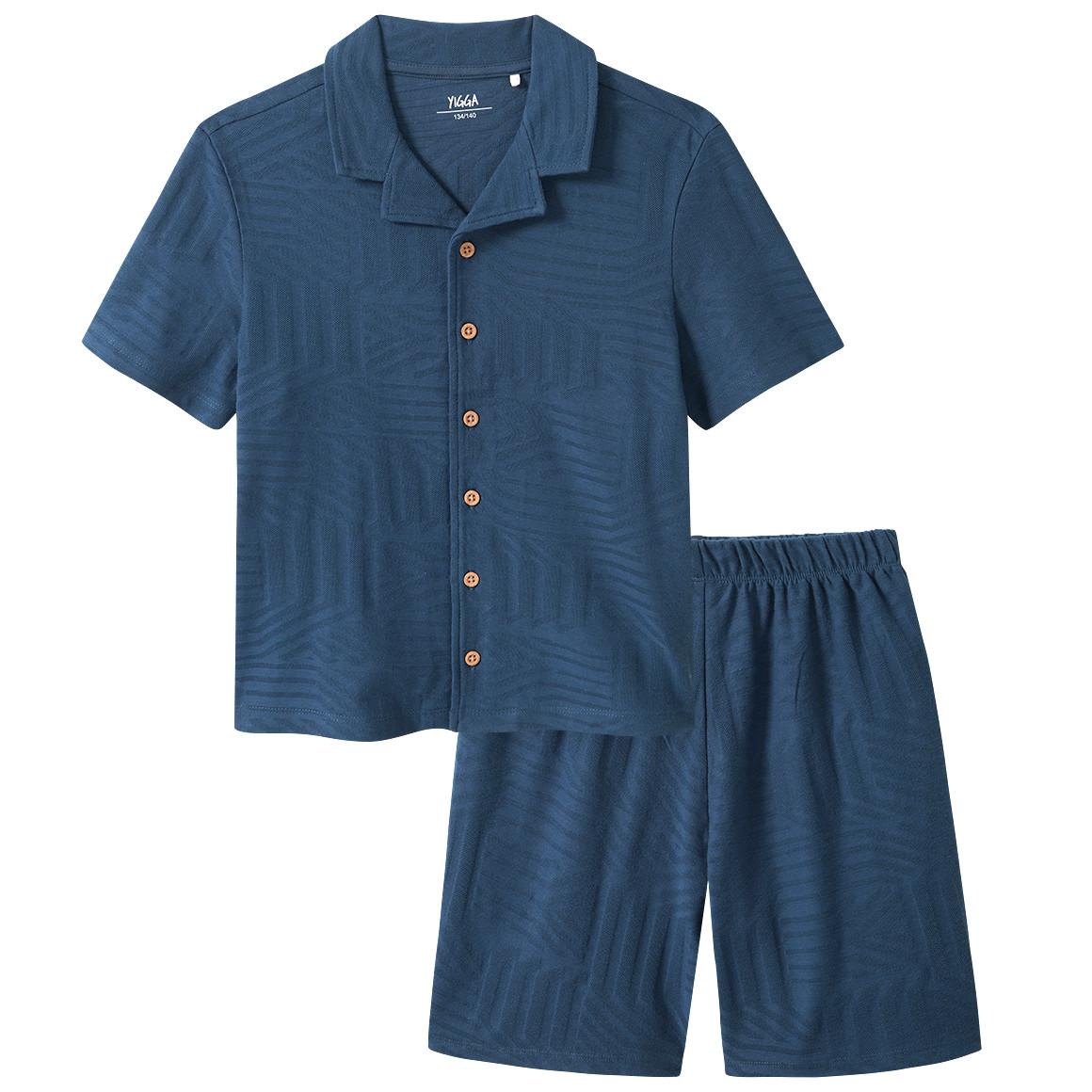 Jungen Shorty mit Strukturmuster