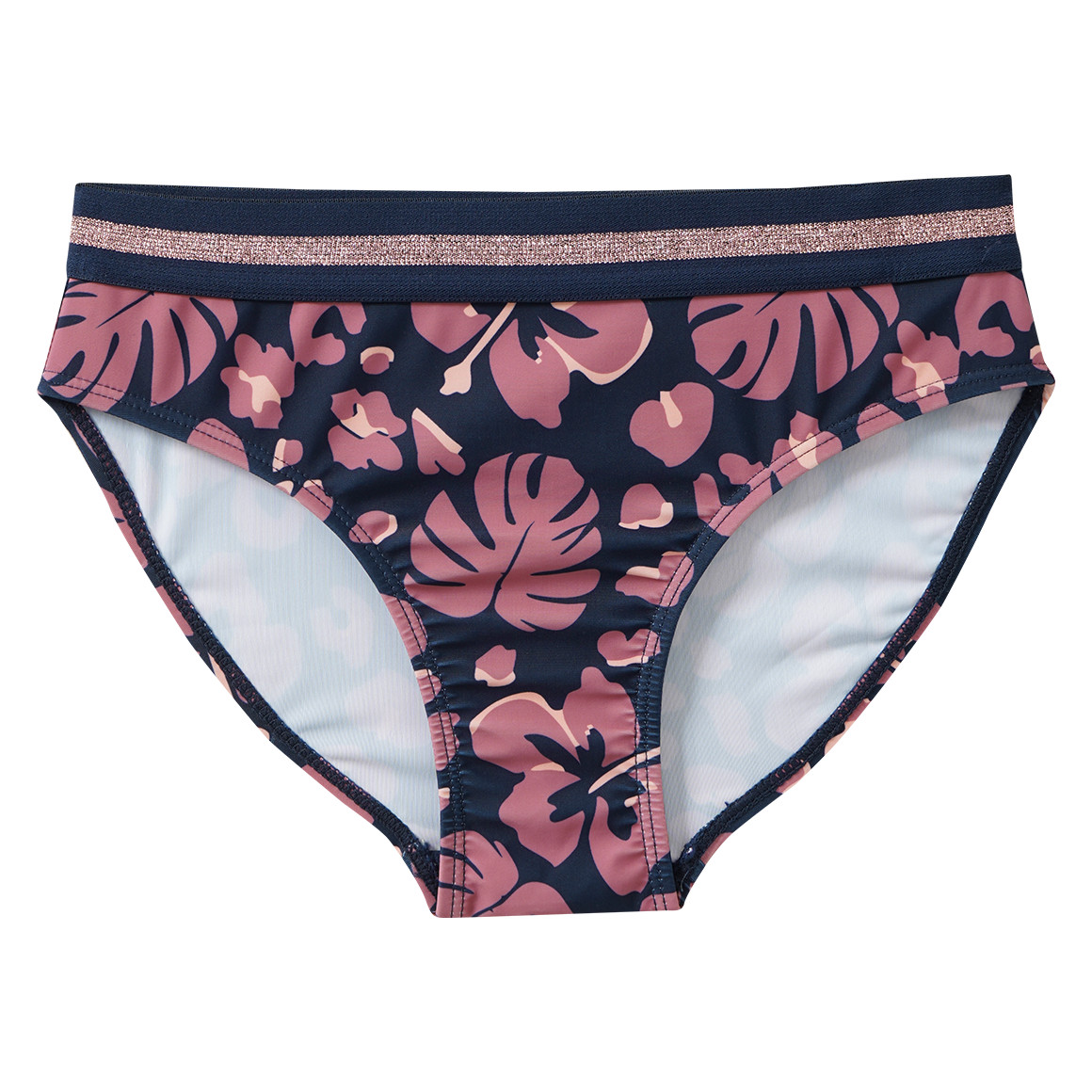 Mädchen Bikini mit Glitzer-Bund