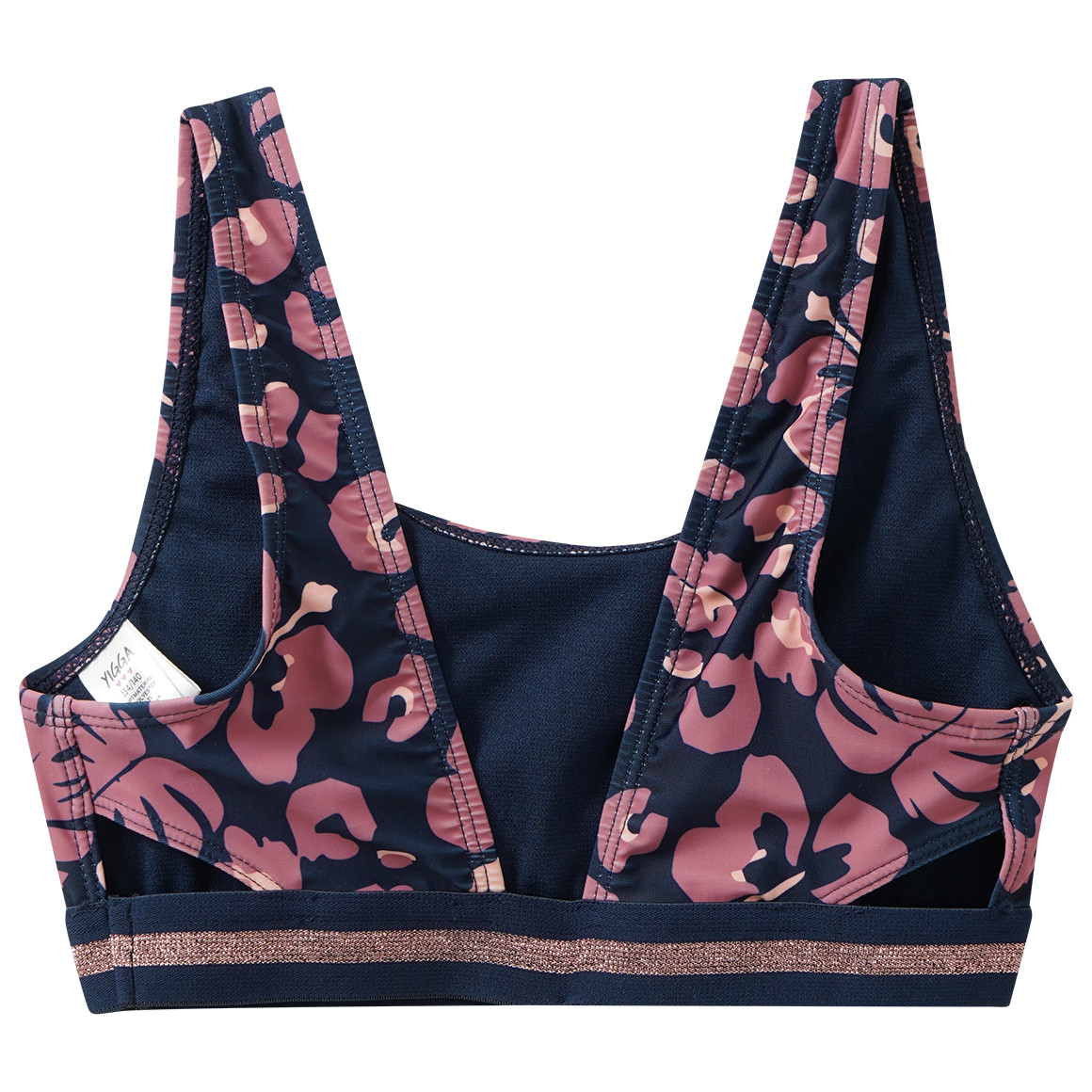 Mädchen Bikini mit Glitzer-Bund