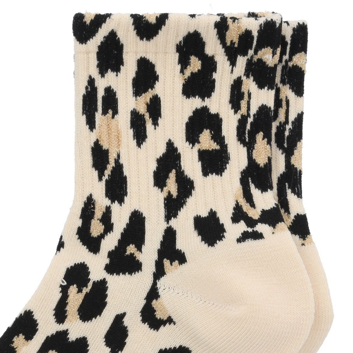 1 Paar Damen Socken mit Leo-Muster
