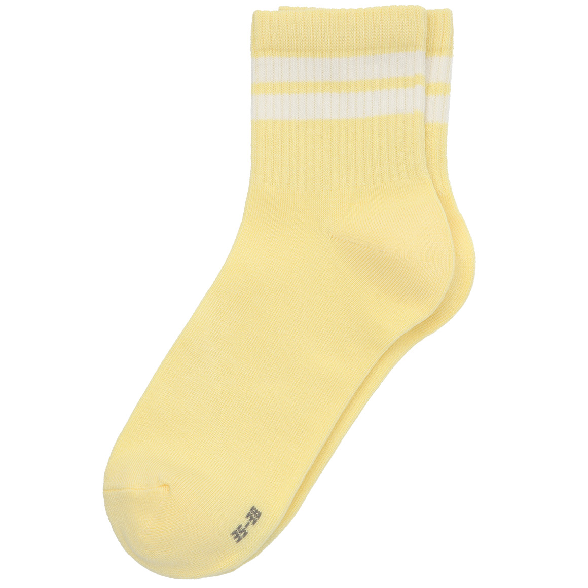 1 Paar Damen Tennissocken mit Streifen