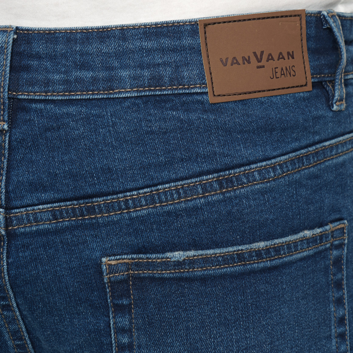 Herren Regular Jeansshorts in Denim-Optik