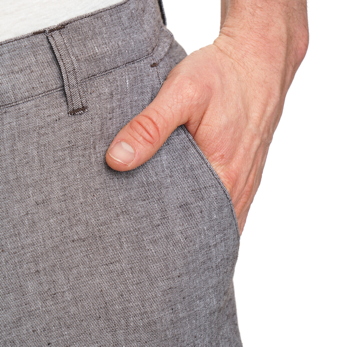 Herren Hose mit Leinen