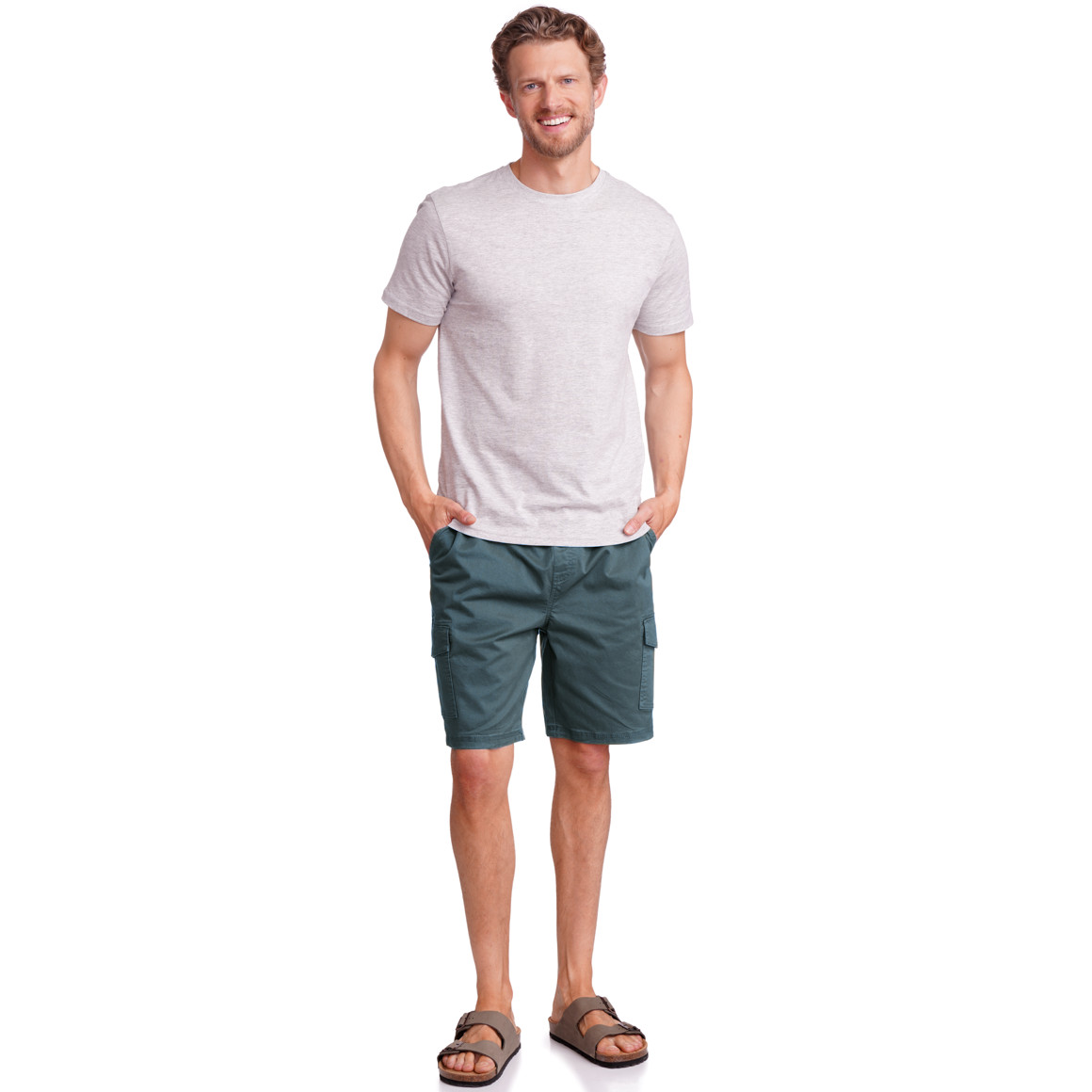 Herren Cargoshorts mit Elastikbund