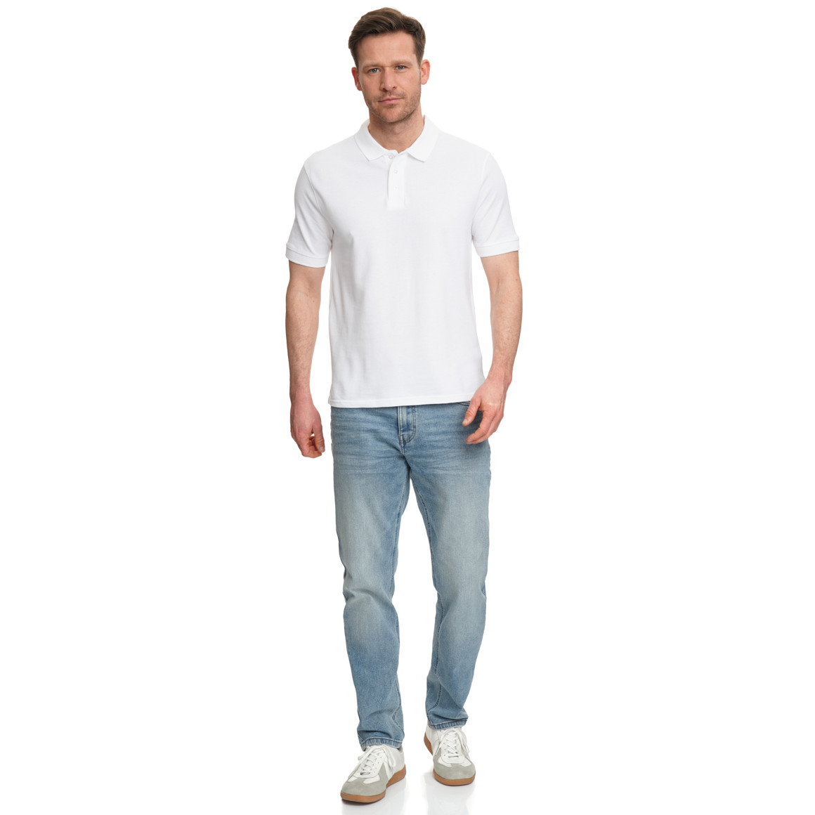 Poloshirt voor heren in piqué-kwaliteit