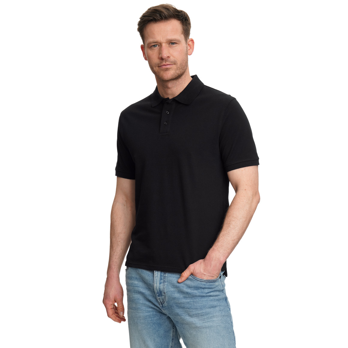 Herren Poloshirt in Piqué-Qualität