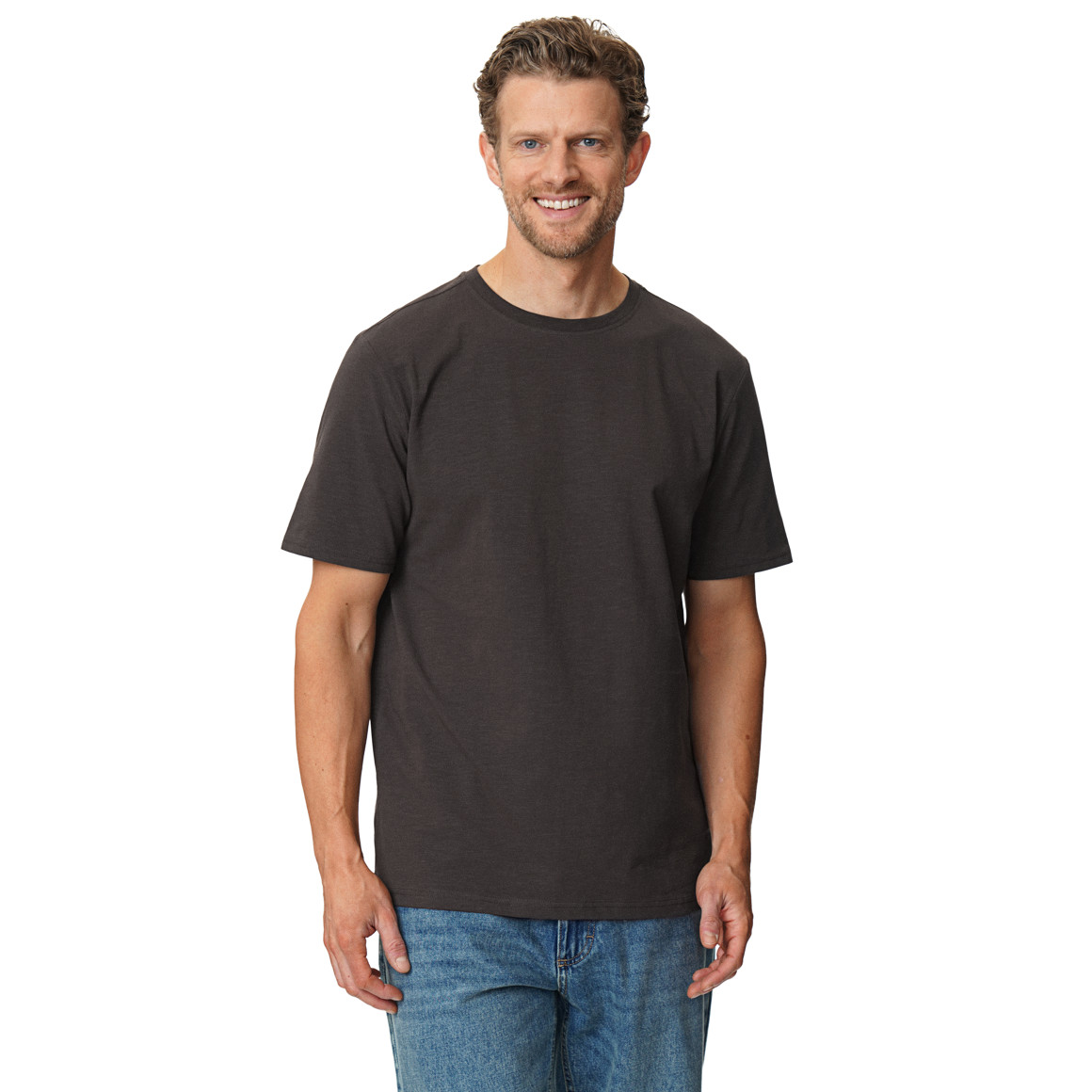 T-shirt voor heren in basic look