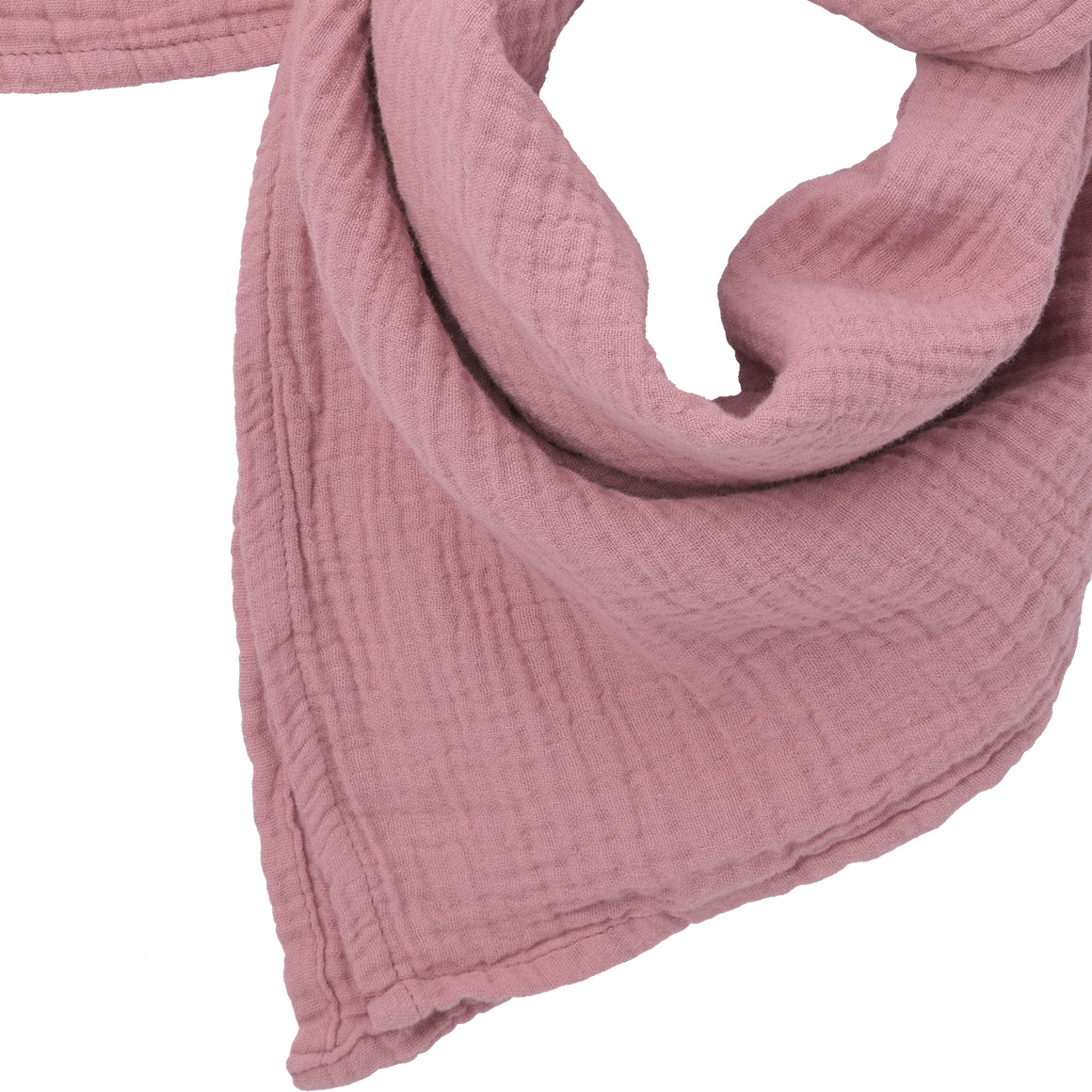 Mädchen Musselintuch unifarben
