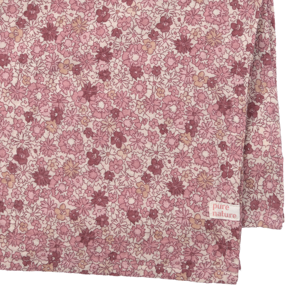 Mädchen Musselintuch mit Blümchen