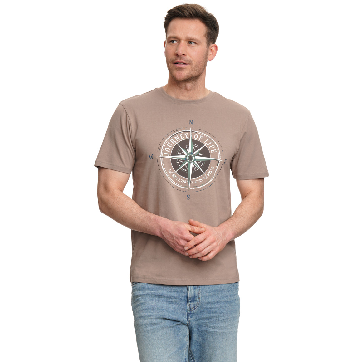 Herren T-Shirt mit Front-Print