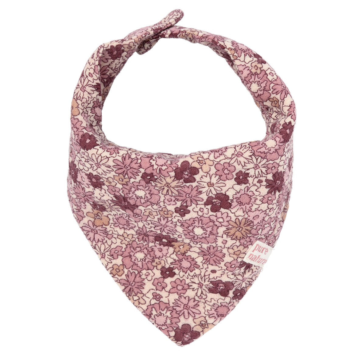 Baby Musselin-Bandana mit Blümchen