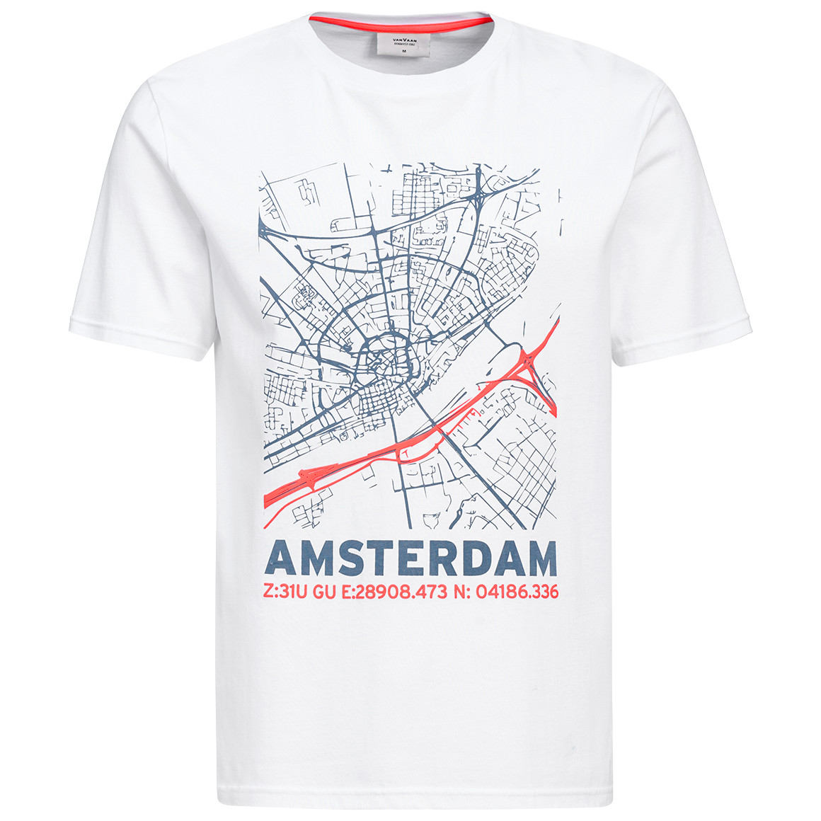 Herren T-Shirt mit Brust-Print