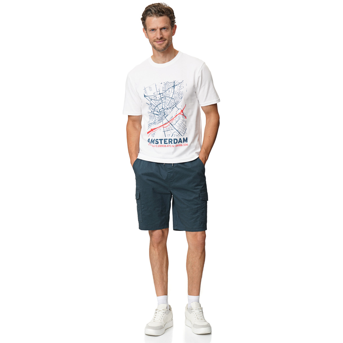 Herren T-Shirt mit Brust-Print