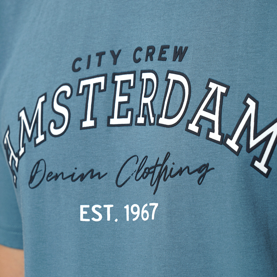 Herren T-Shirt mit Brust-Print