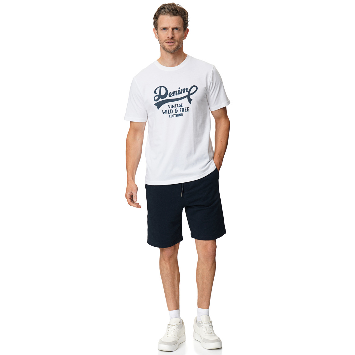 Herren T-Shirt mit Brust-Print