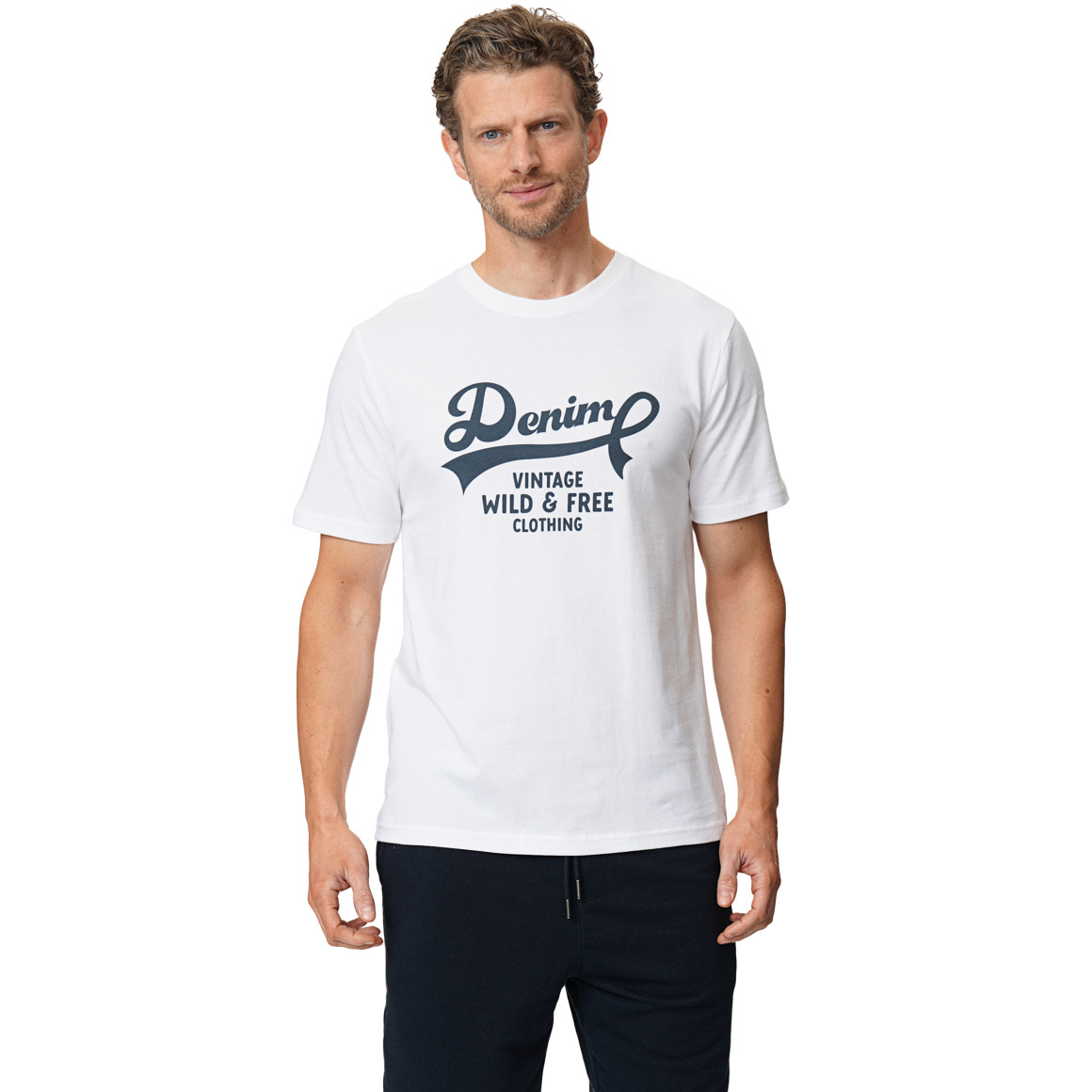 Herren T-Shirt mit Brust-Print