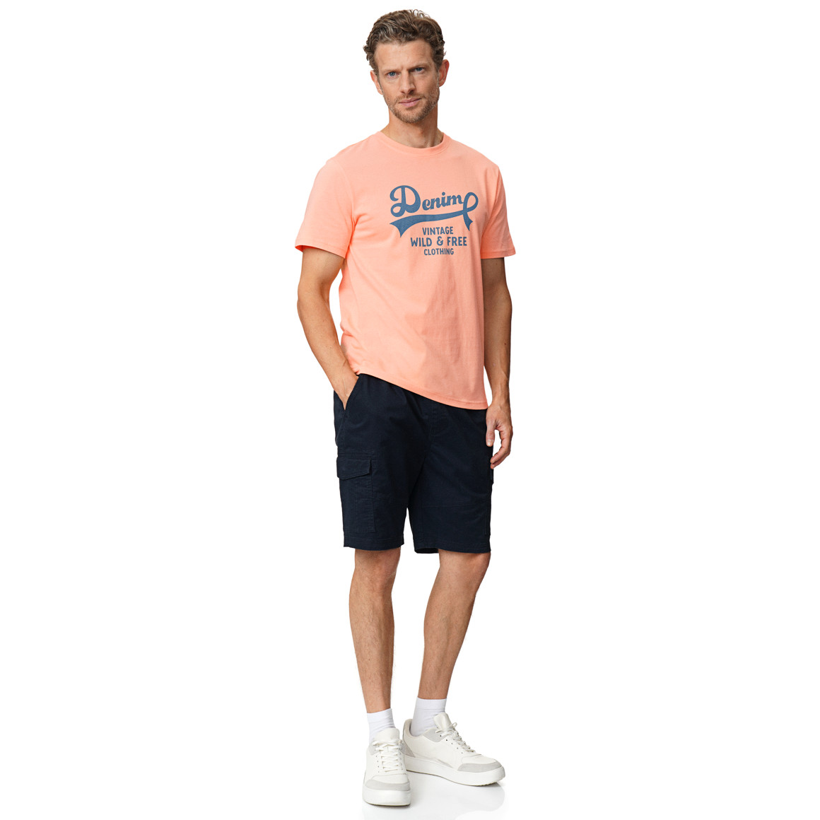 Herren T-Shirt mit Brust-Print