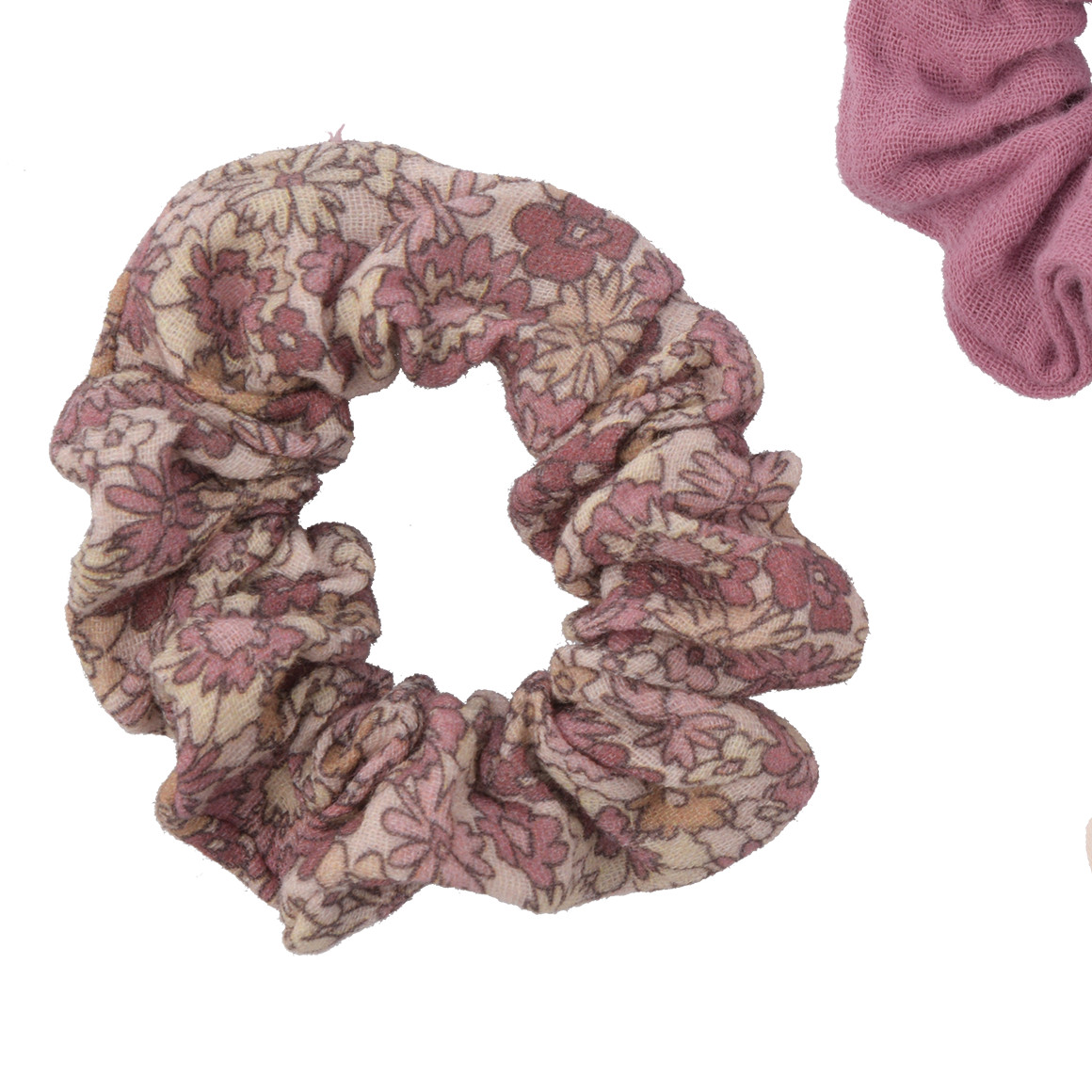Set van 3 mousseline scrunchies