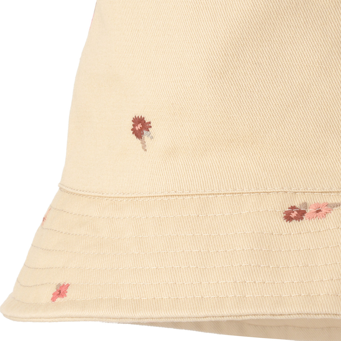 Mädchen Hut mit Blümchen-Stickerei