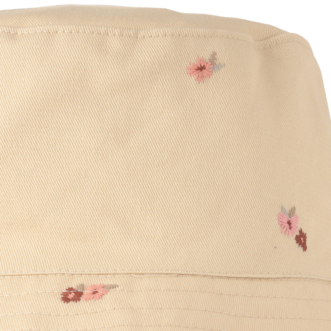 Mädchen Hut mit Blümchen-Stickerei