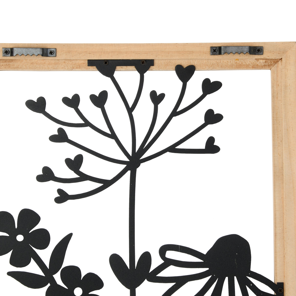 Großes Wandbild mit Holzrahmen