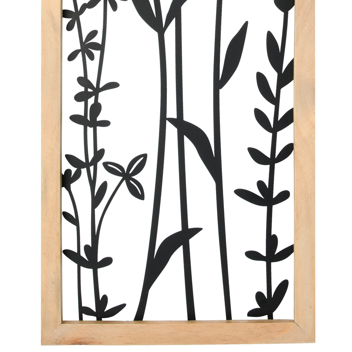 Großes Wandbild mit Holzrahmen