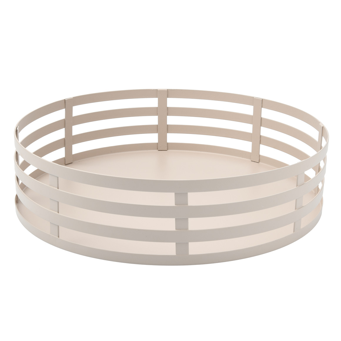 Decoratief metalen dienblad