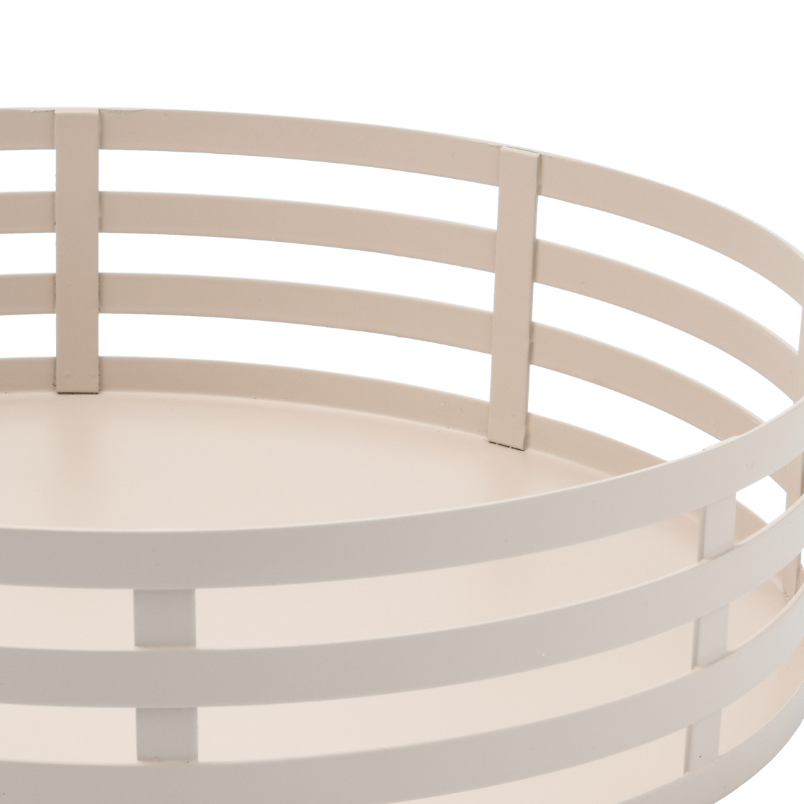 Decoratief metalen dienblad