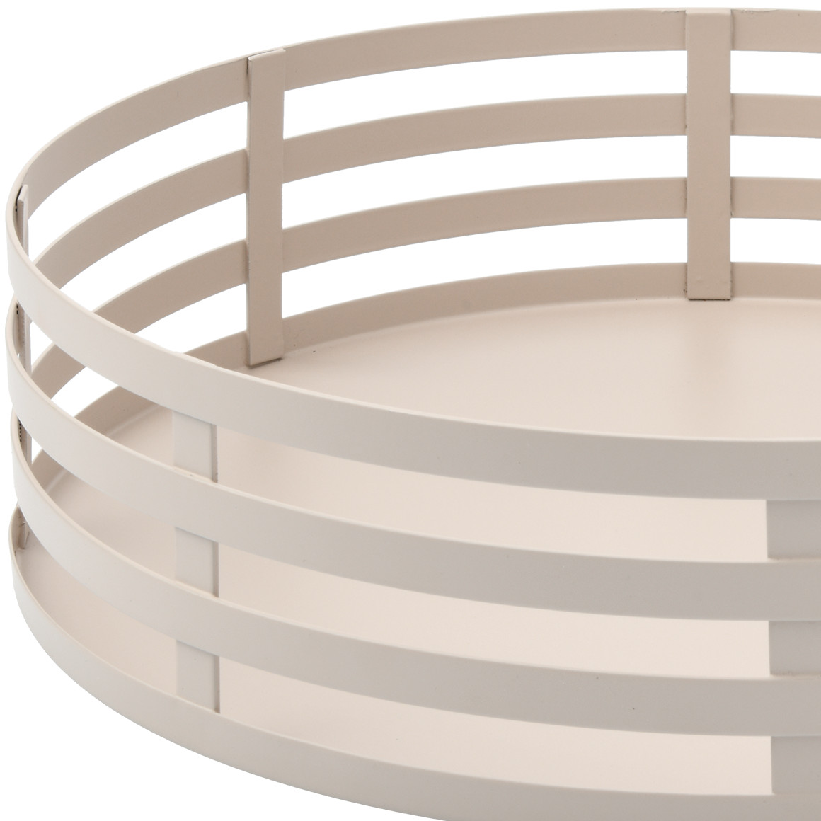 Decoratief metalen dienblad