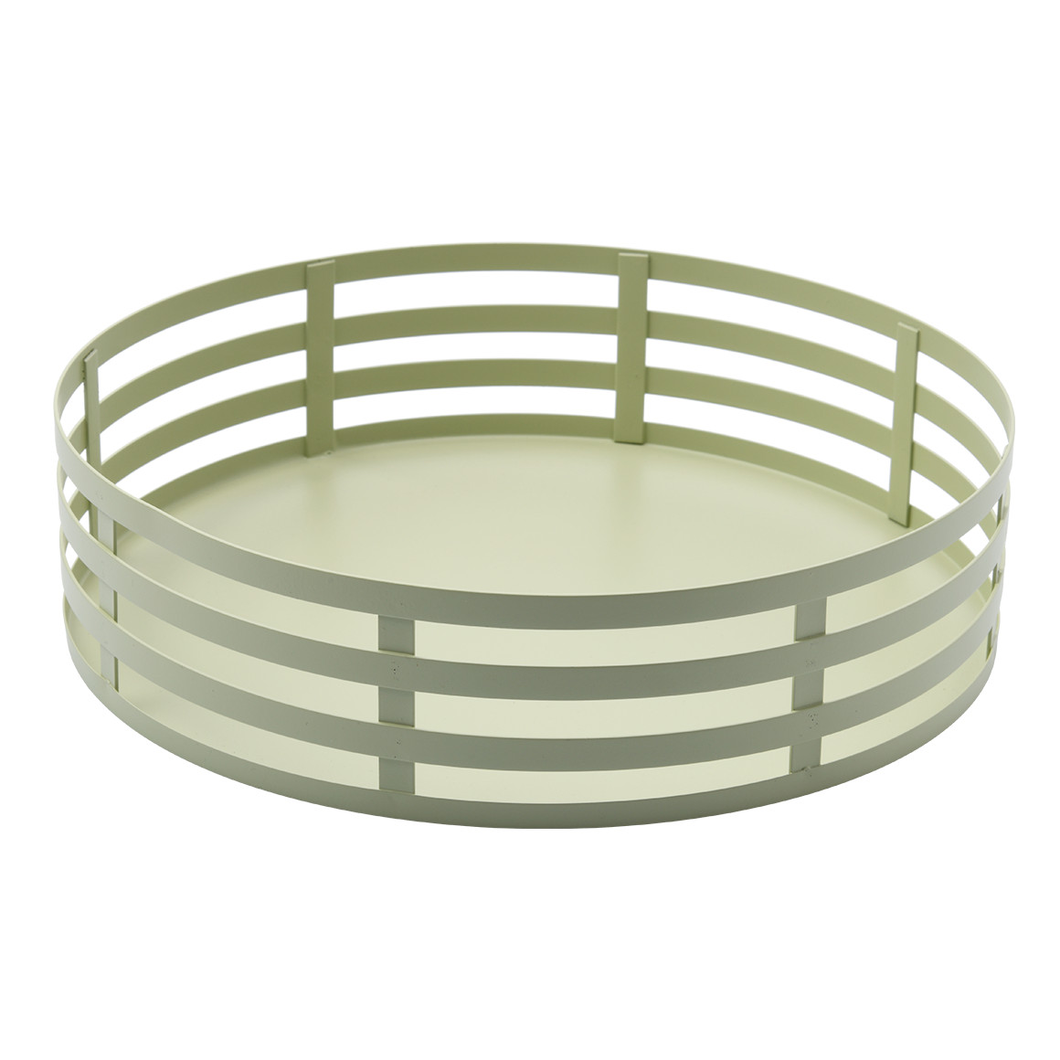 Decoratief metalen dienblad