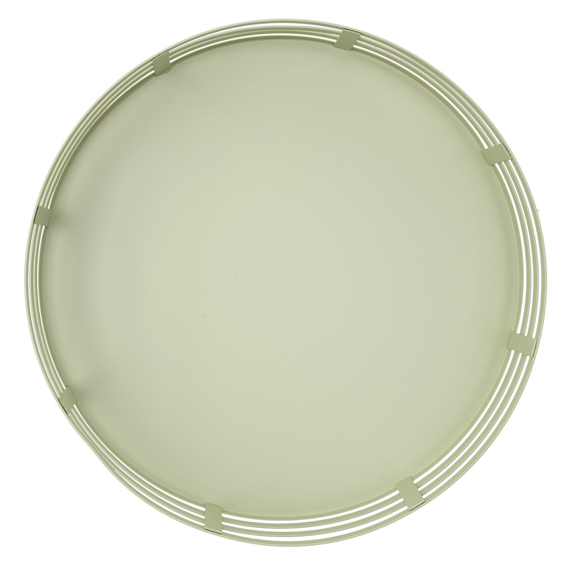 Decoratief metalen dienblad