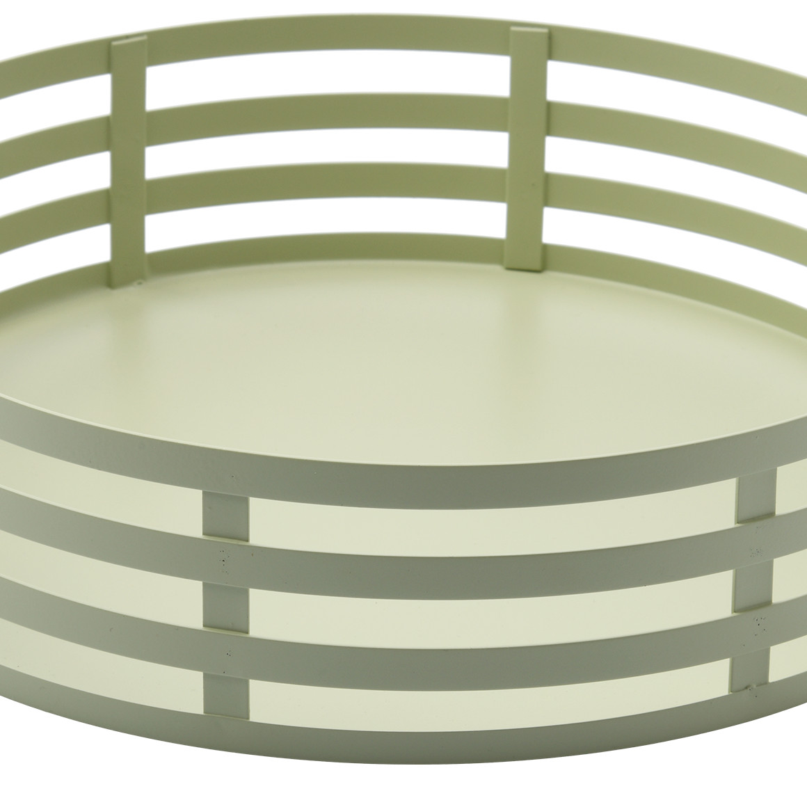 Decoratief metalen dienblad